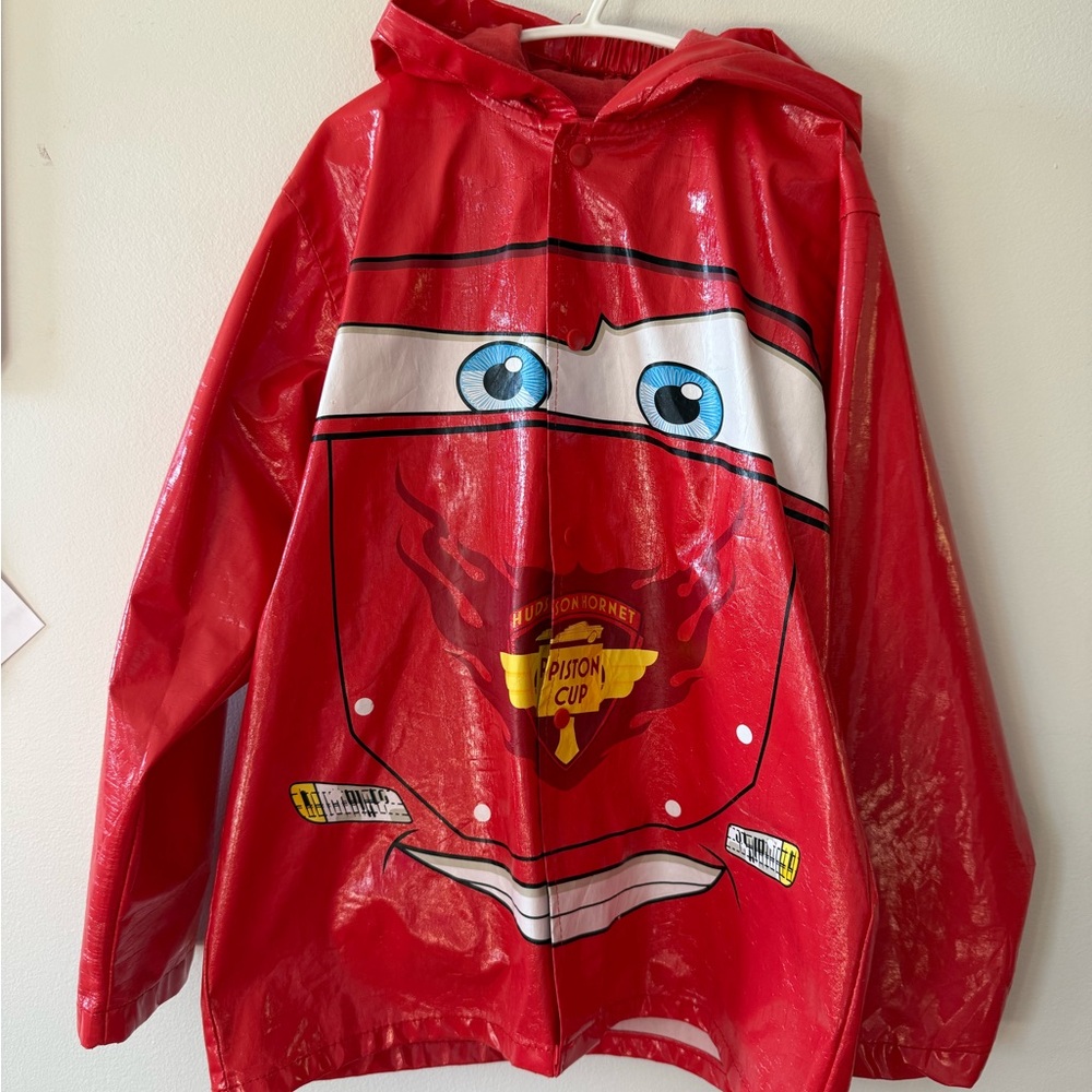 Disney Pixar Cars Red Rain Jacket